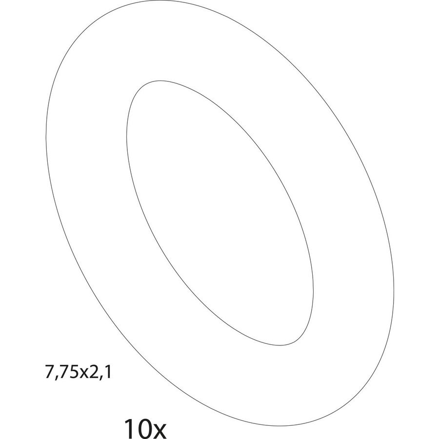 Set a 10st. O-ring 7,75x2,1 87102050800