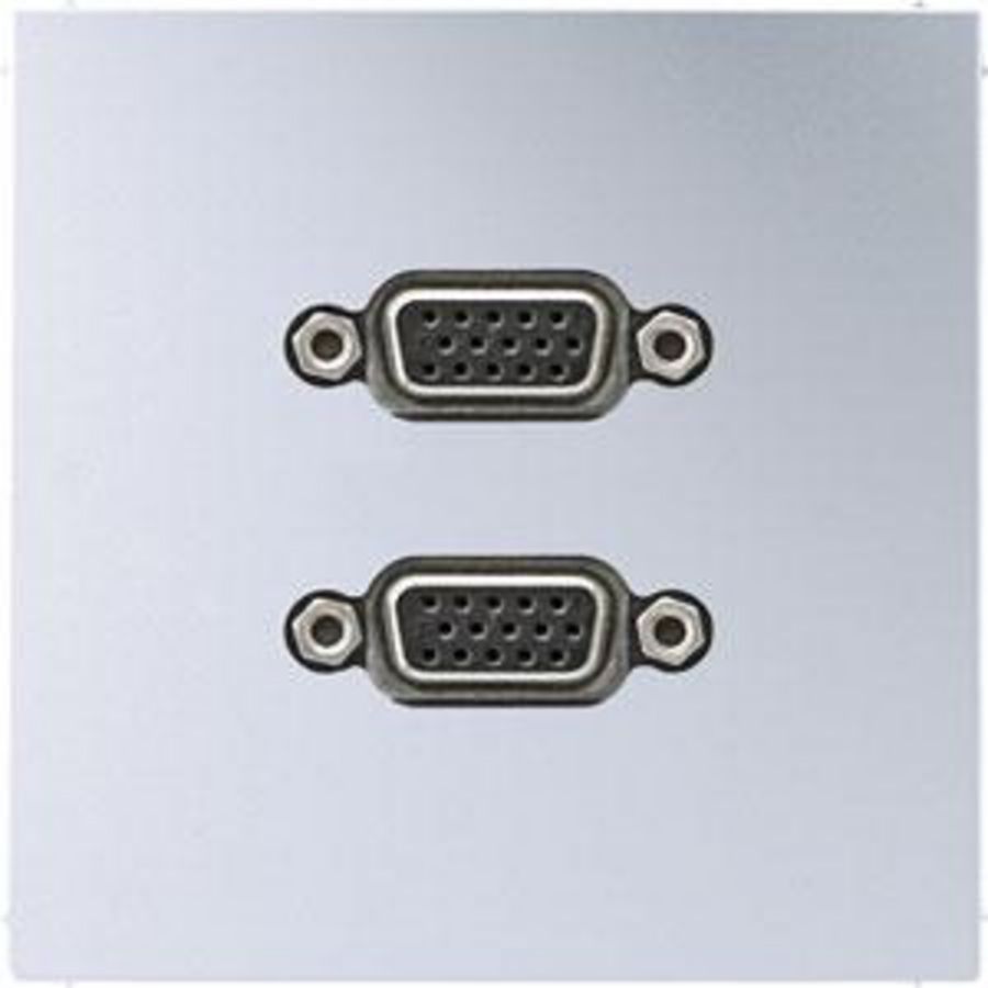 Afdekking aluminium voor 2xVGA LS VVE=10