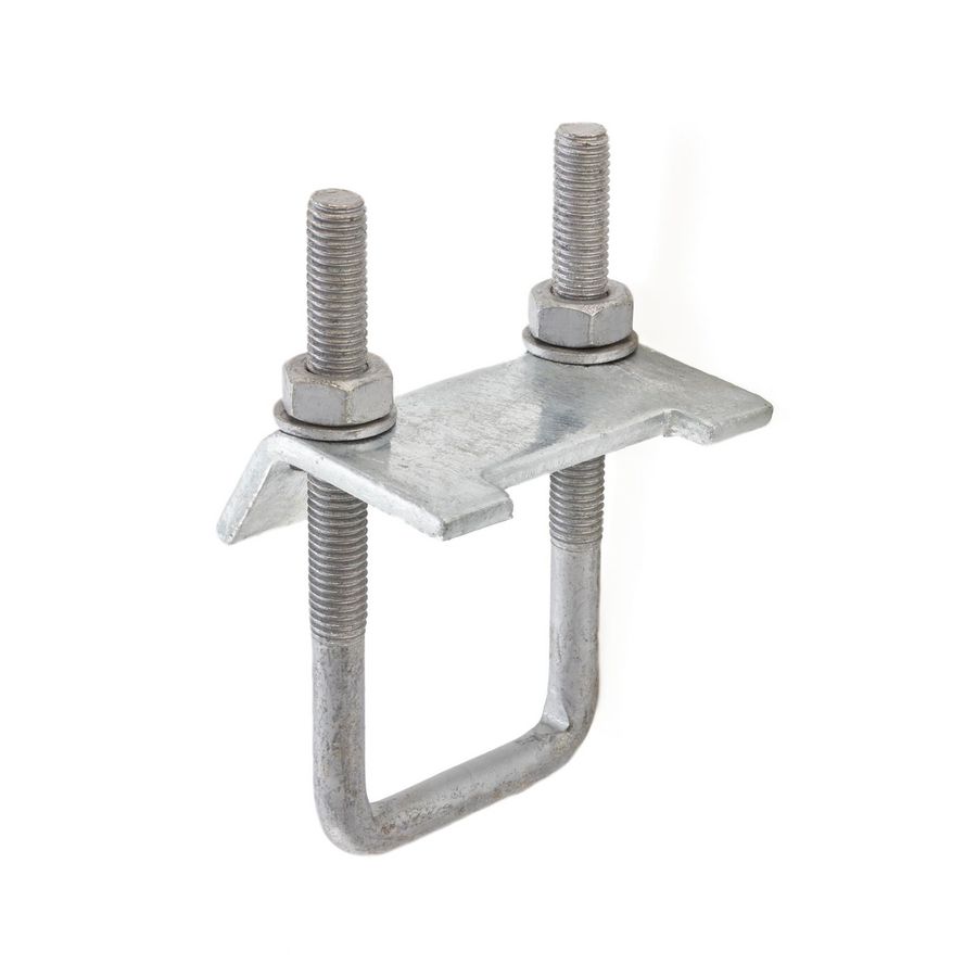 Balkklem met U-Bout GS RVS 316 41x41