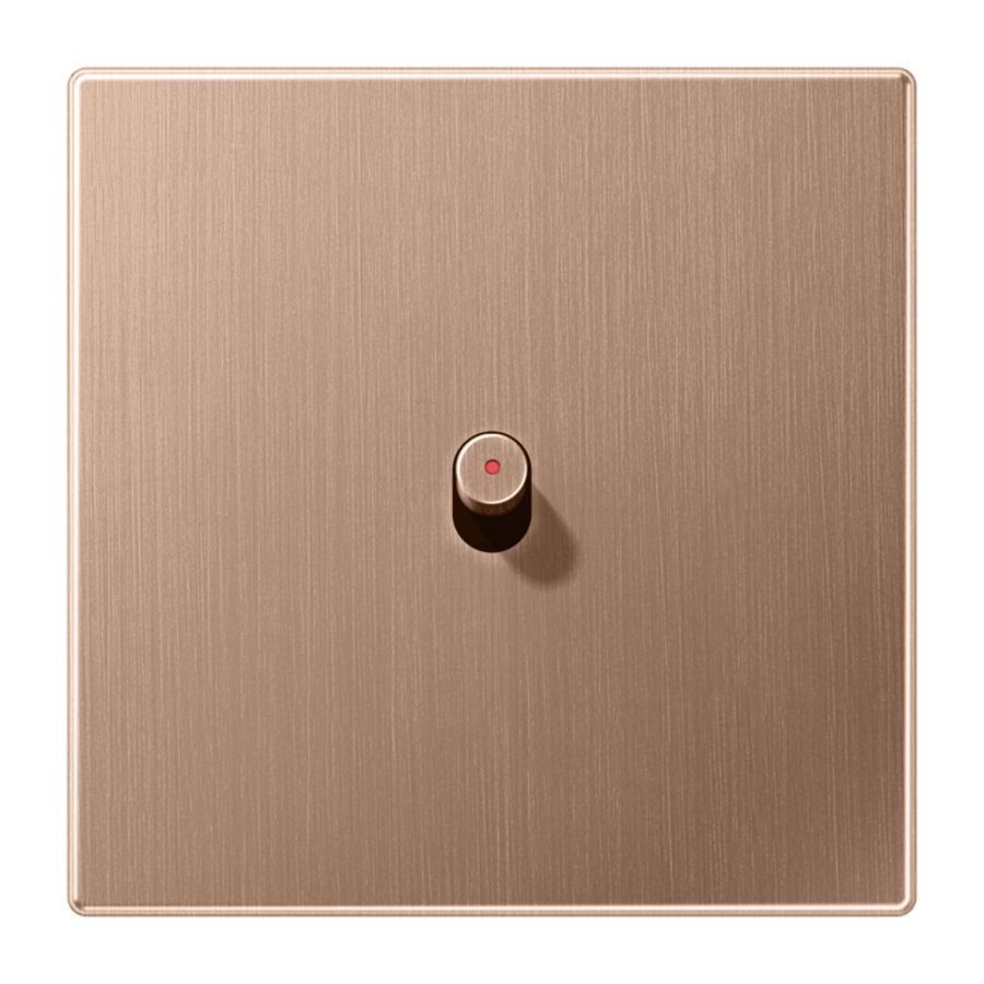 Afdek.LS1912 brons 1 hevel kegel m.lens