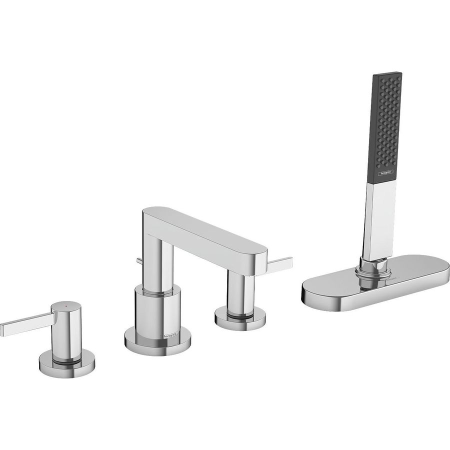 Afbouwdeel Finoris 4-gats 1-hendel badrandmengkraan sprong 152mm chroomx