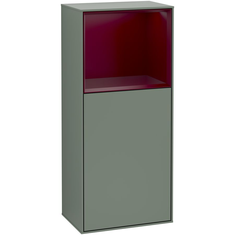 Zijkast Finion 418x936x270mm Olive Matt Lacquer F500HBGM