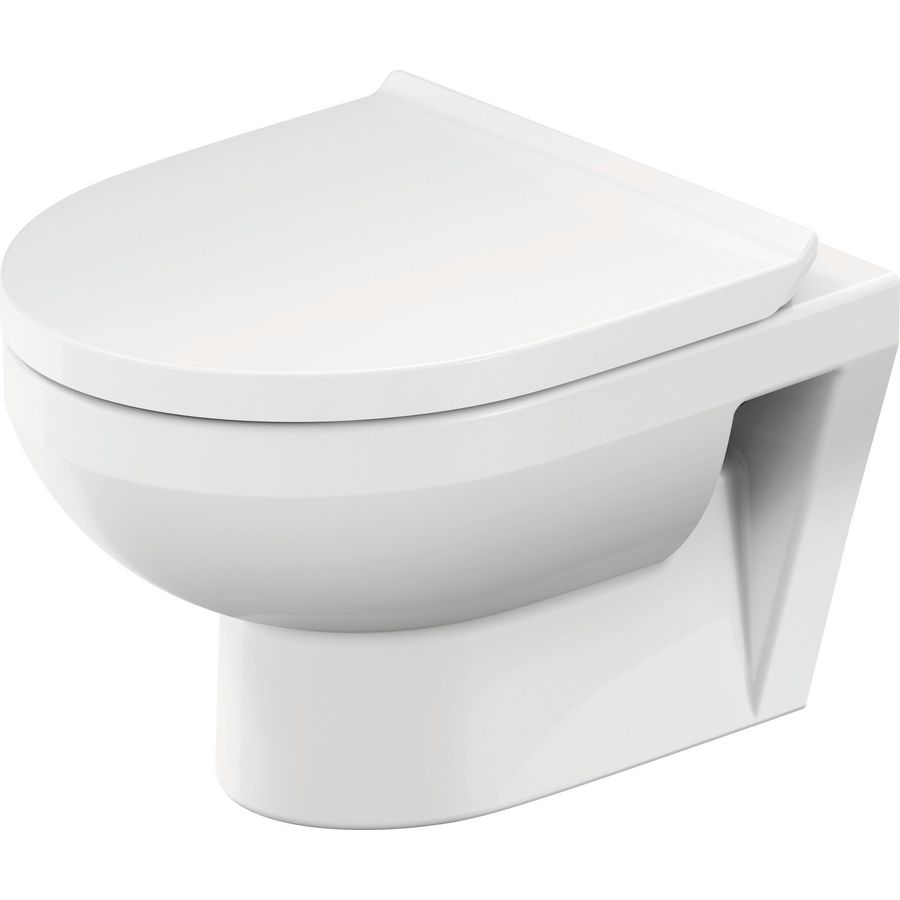 DURAVIT NO.1 #257509 wandcloset verkort 480mm wit diepspoel rimless 3ltr./4,5ltr. (excl. zitting)