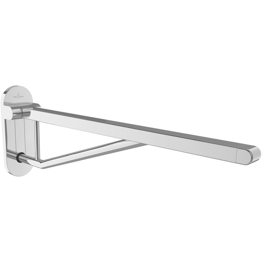 ViCareDESIGN closetbeugel opklapbaar RVS verchroomd 750mm easy-click (afneembaar) incl. bevestigingsmateriaal