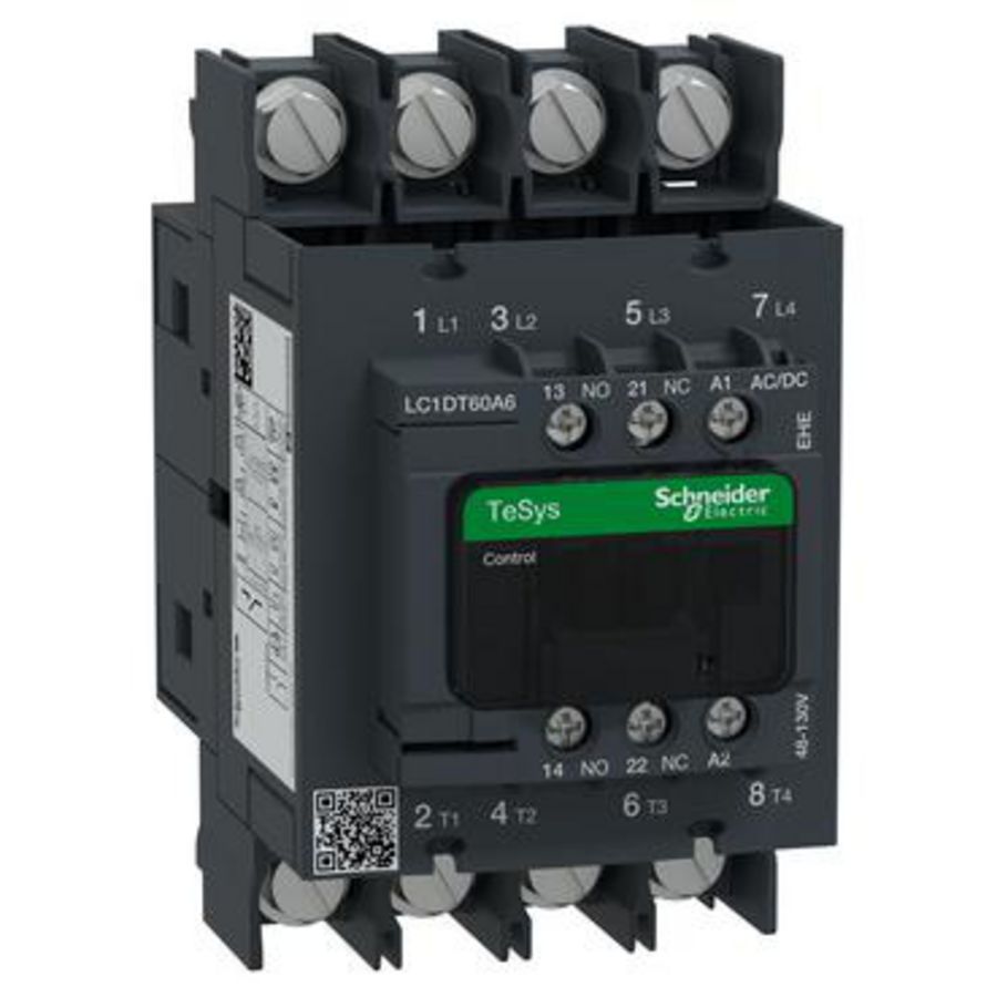 Contactor TeSys Deca 4P 60A 440V AC1 48-130V ACDC ringogen
