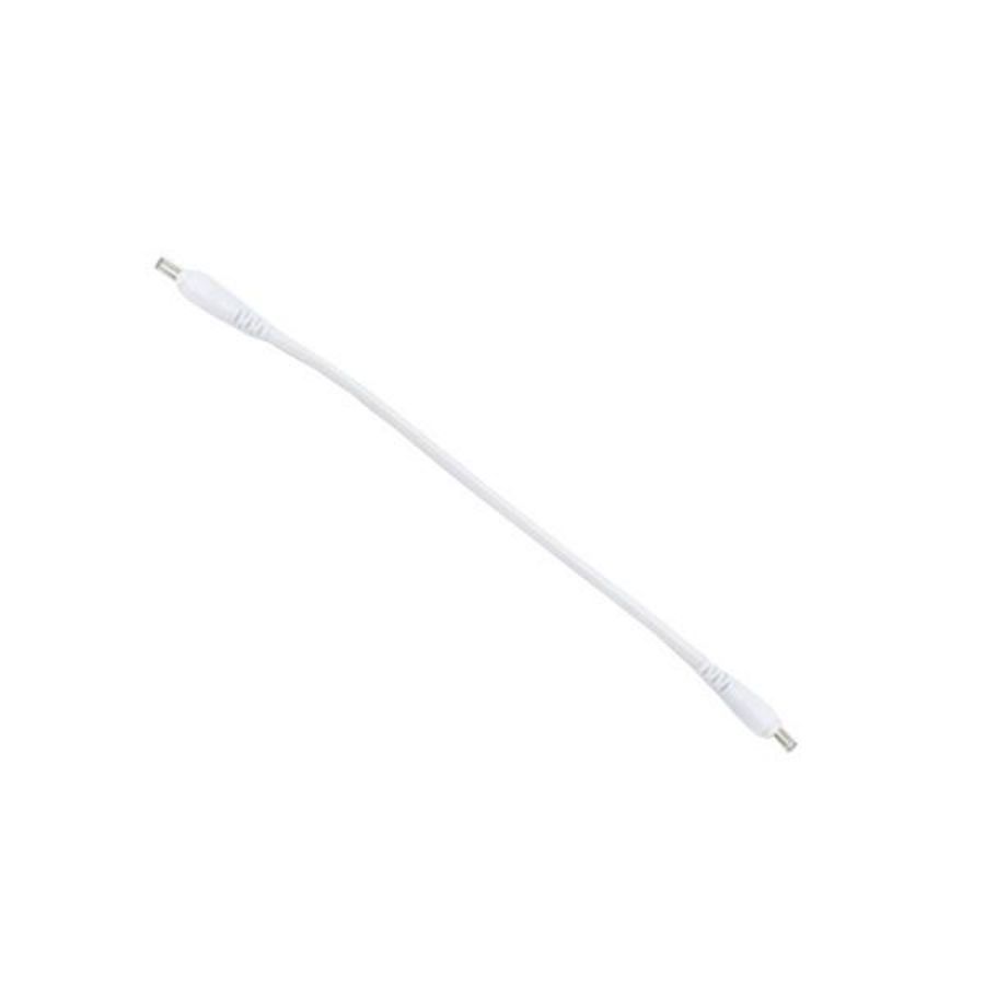 Koppelsnoer wit 200mm fem-female rond
