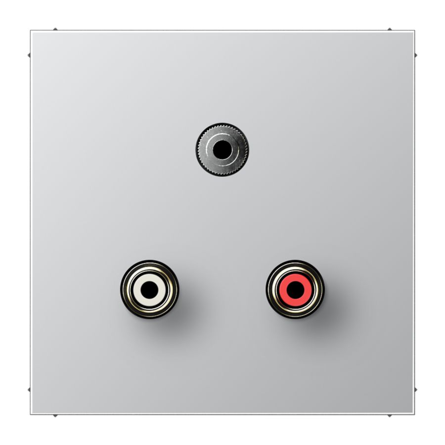 Afdekking alumuminium voor Audio/Jack LS