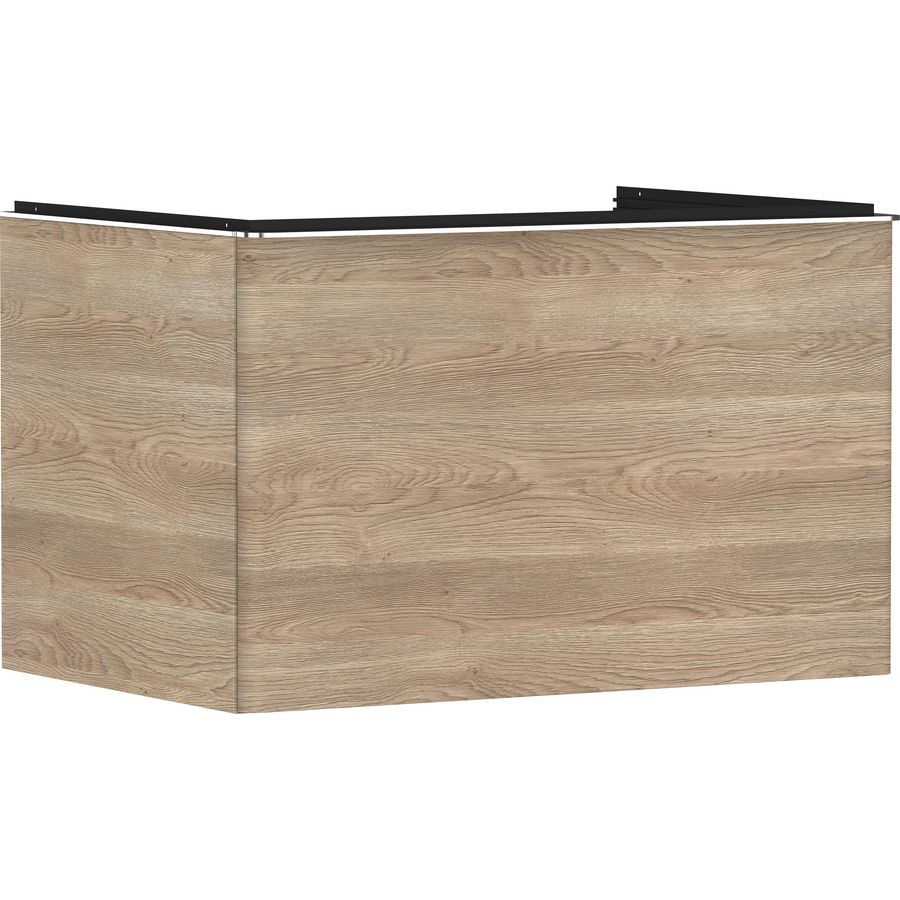 Onderkast Natural Oak 780x550mm 1x la voor consoles greepkleur chroom Xelu Q 54056000
