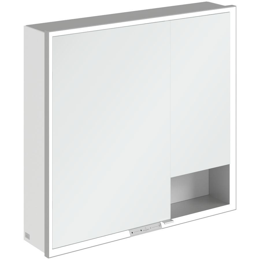 Opbouw Spiegelkast My View+ 800x750x168mm Pure White