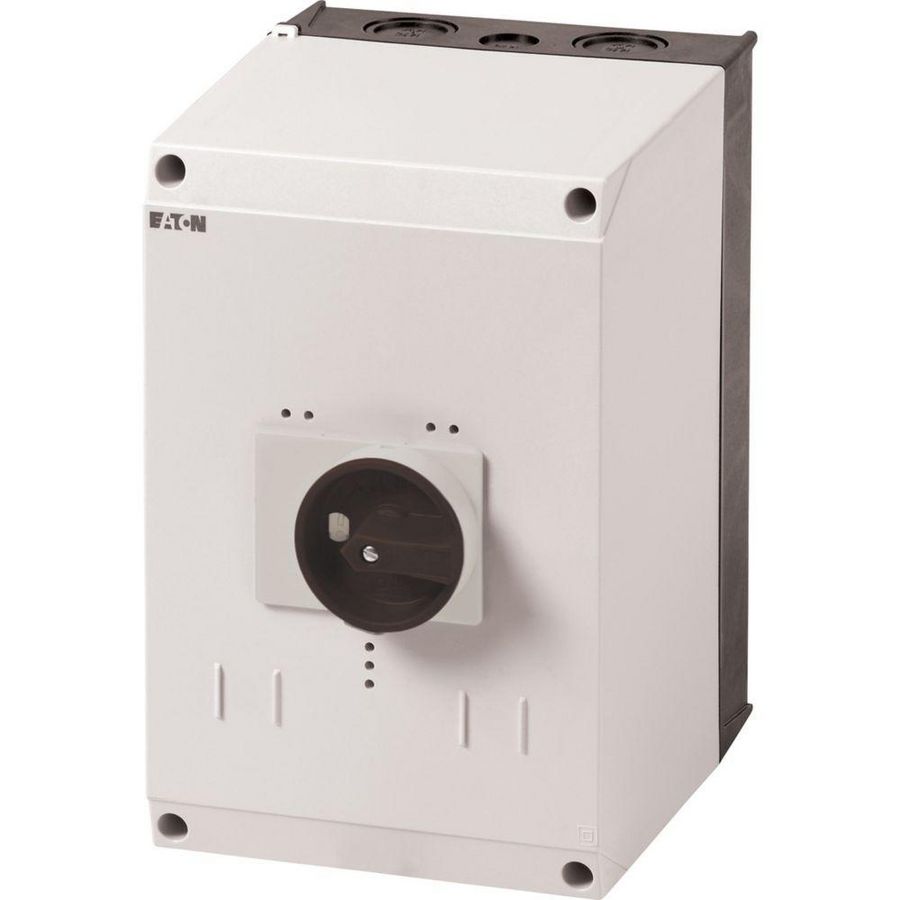 Kast kunststof IP65 leeg PKZM4 knop zwart