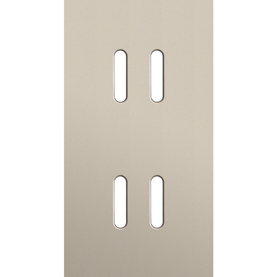Tweevoudige afdekplaat, verticaal 71 mm centerafstand