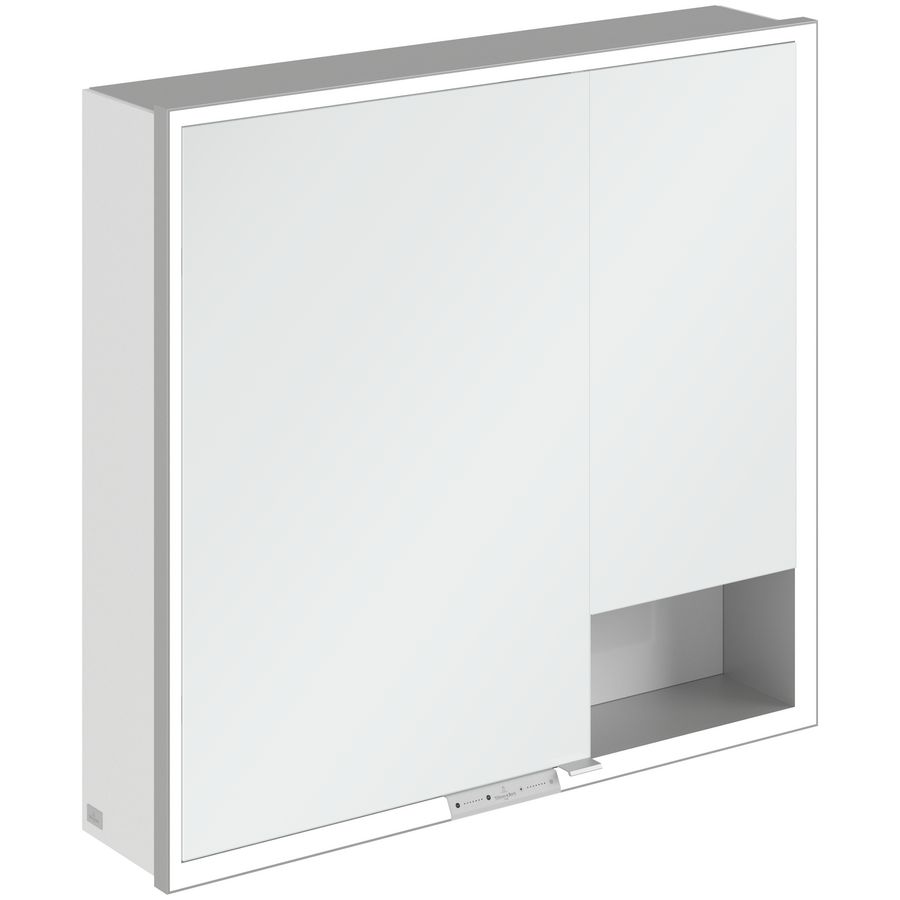 Opbouw Spiegelkast My View+ 800x750x168mm Brilliant White