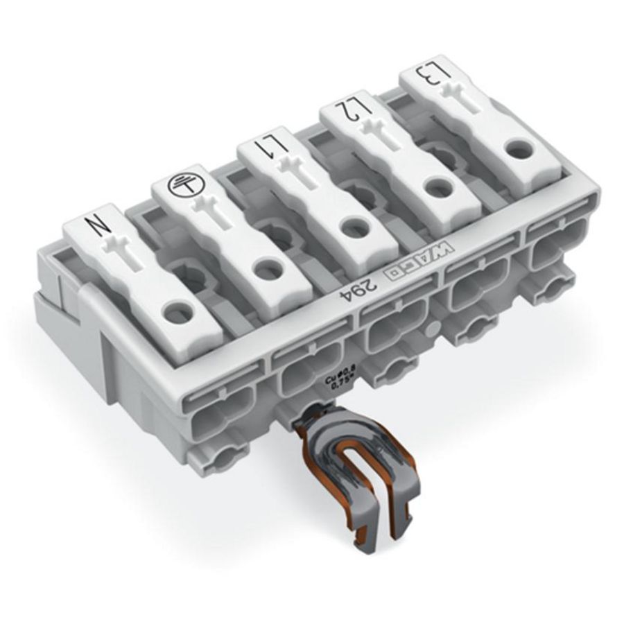 Kroonklem Drukknop extern PE-klikcontact 294-4215 VVE=250