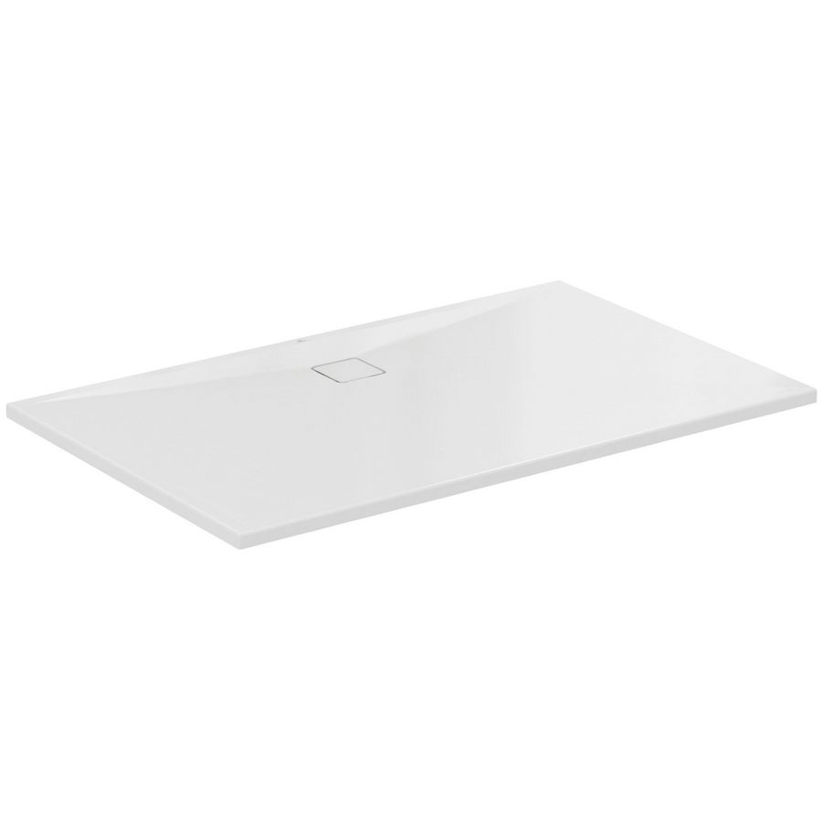 Douchbak ULTRA FLAT EVO rechthoekig 1600x1000x35mm glanzend wit zonder waste