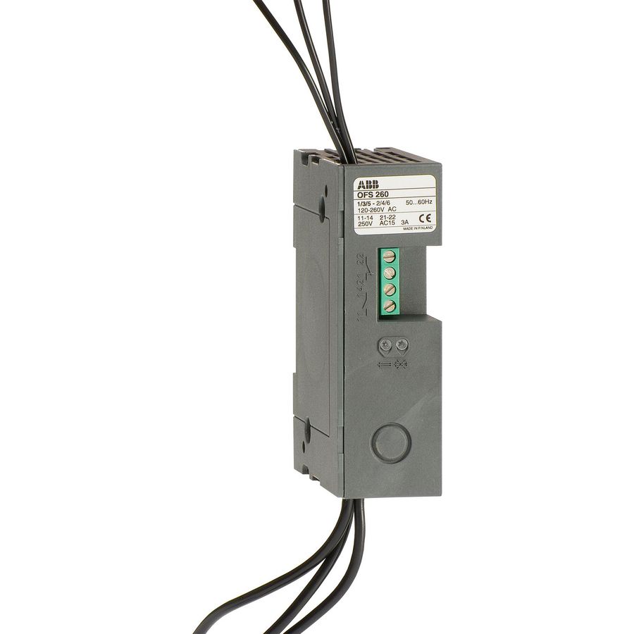 Zekeringbewaking incl. 1M+1V contact 100-260V/AC for OS