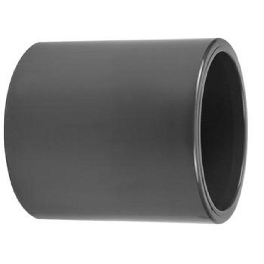 Steekmof lijm PVC druk 32mm PN16 grijs