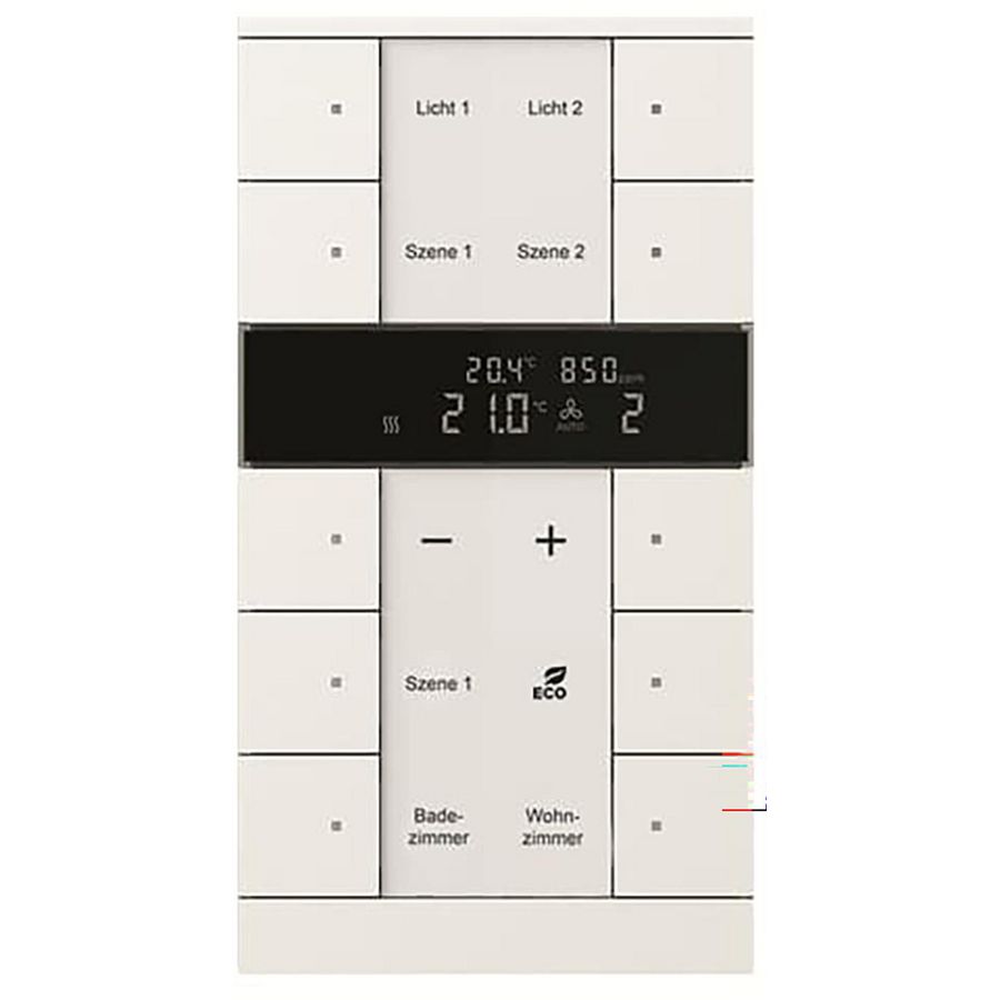 HVAC-CO2 sensor KNX - ClimaEco Mat wit 10f CE