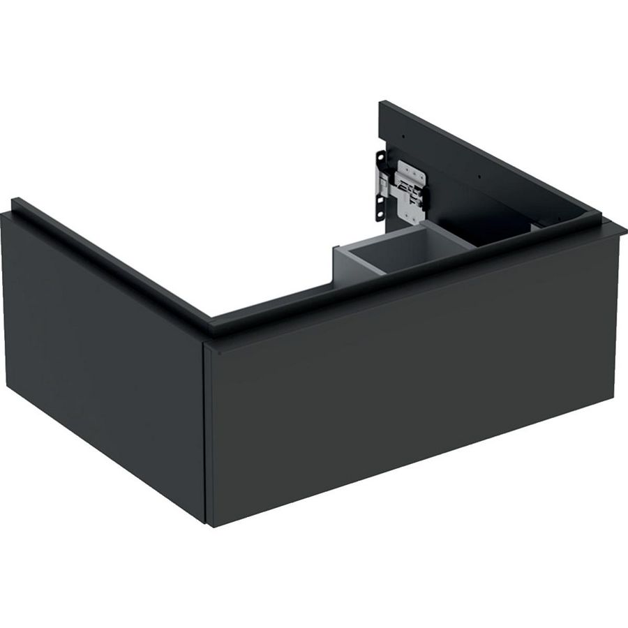 iCon wastafel onderkast met lade 60cm lava mat