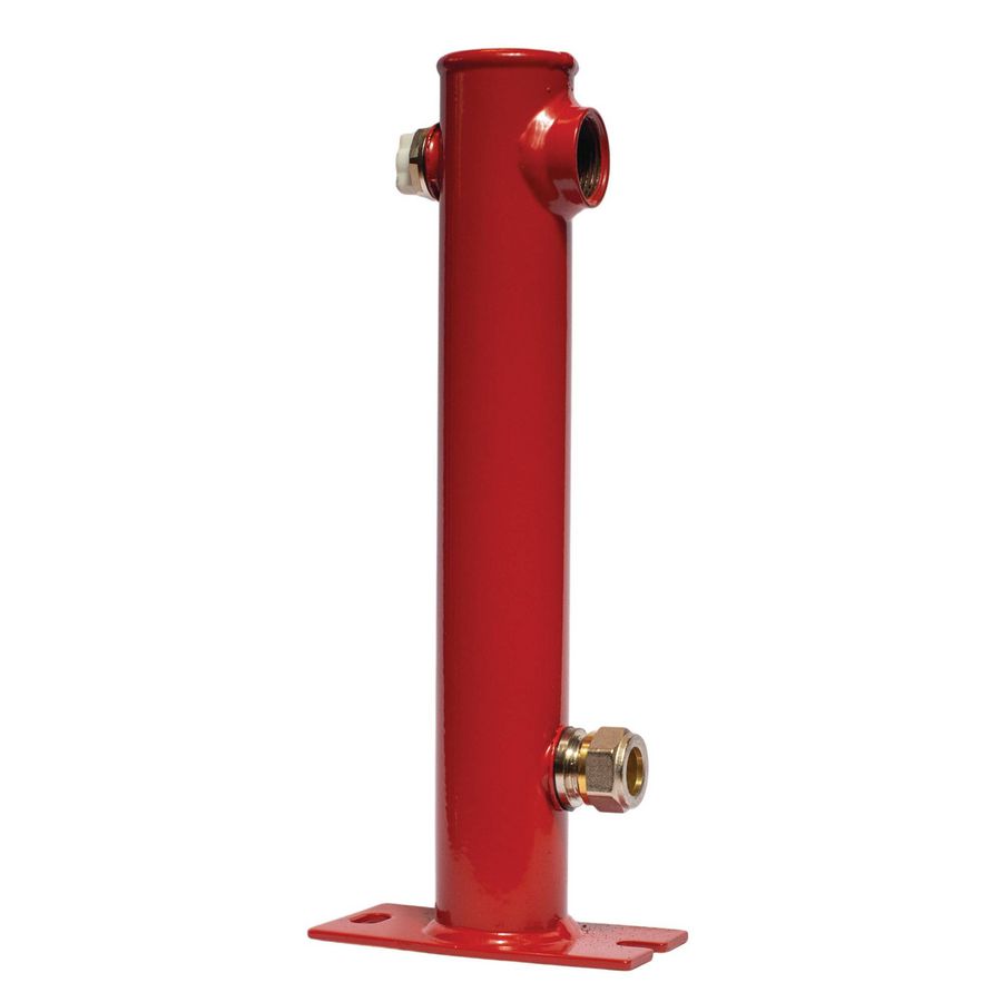 Expansievatconsole rood met puntstuk en ontluchter VVE=25