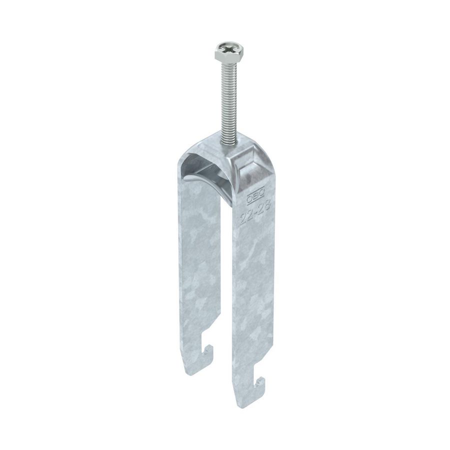 Beugelklem 3-voudig 22-28mm staal thermisch verzinkt VVE=50