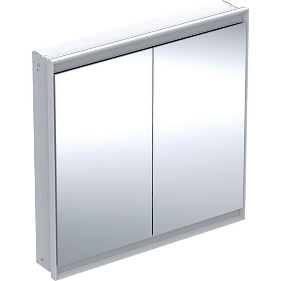 Inbouw spiegelkast 2 deuren 90x90cm ComfortLight wit ONE excl. ruwbouwbox
