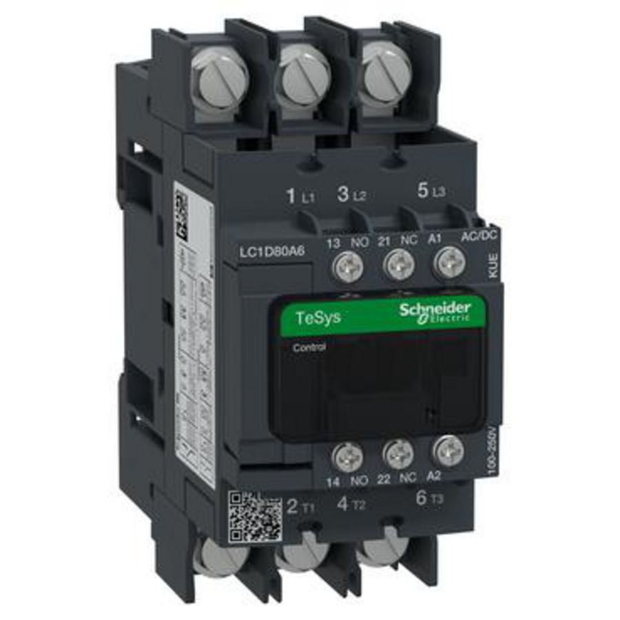 Contactor TeSys Deca 3P 66A 440V AC3 100-250V ACDC ringogen