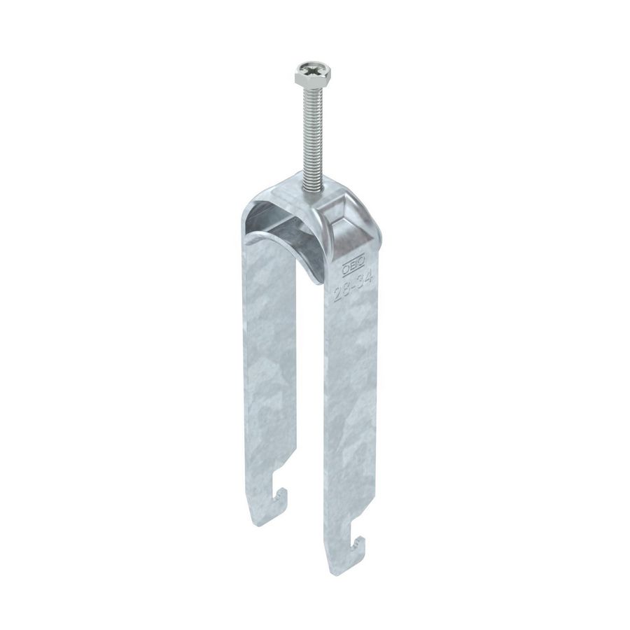 Beugelklem 3-voudig 28-34mm staal thermisch verzinkt VVE=50