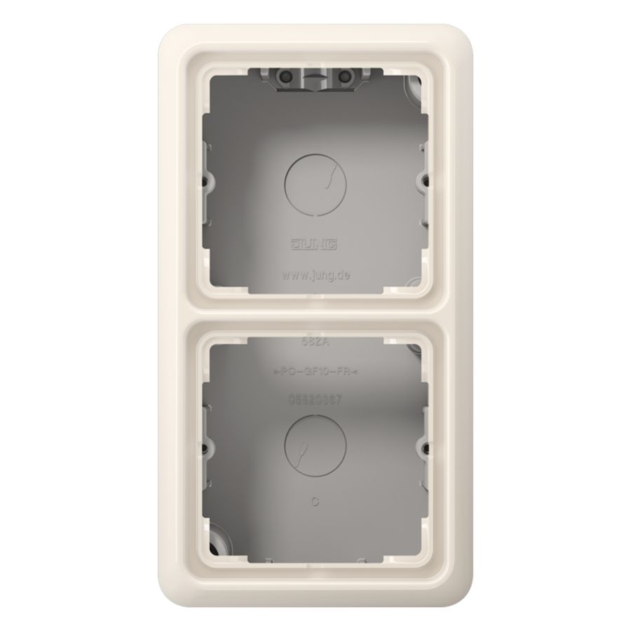 Opbouwkap CD500 wit 2-voudig