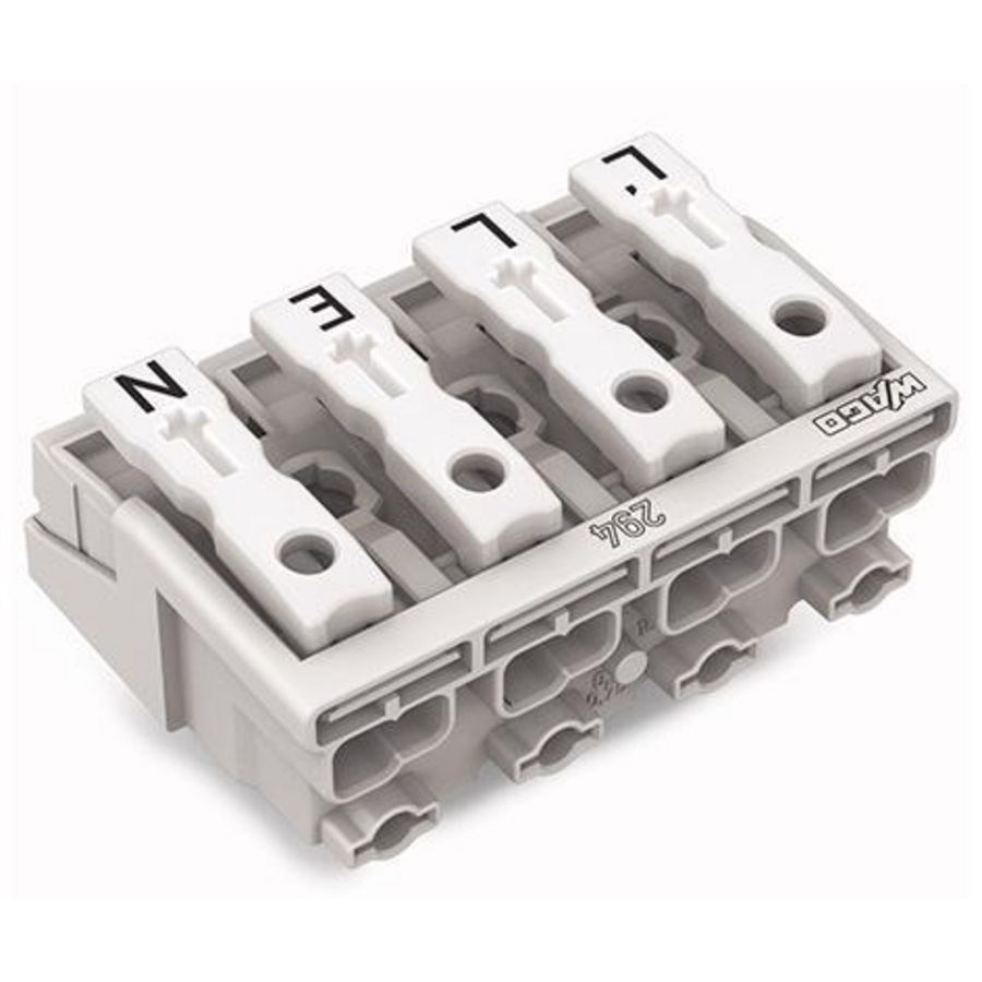 Kroonklem Drukknop extern wit 294-4094/4025-000 VVE=500