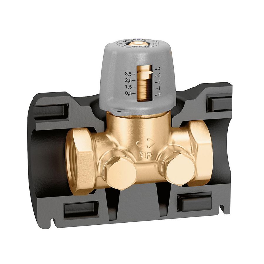 Strangregelventiel 1" incl isolatie