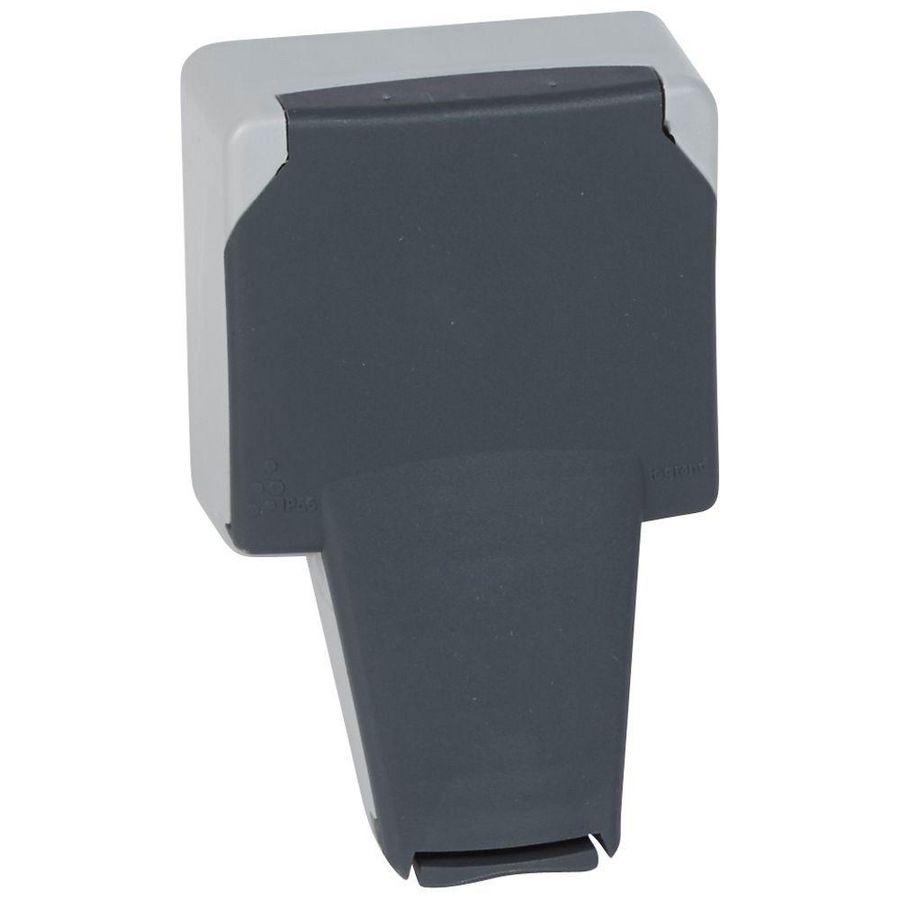 Wandcontactdoos 2P + PA IP66 (in gebruik) Plexo66