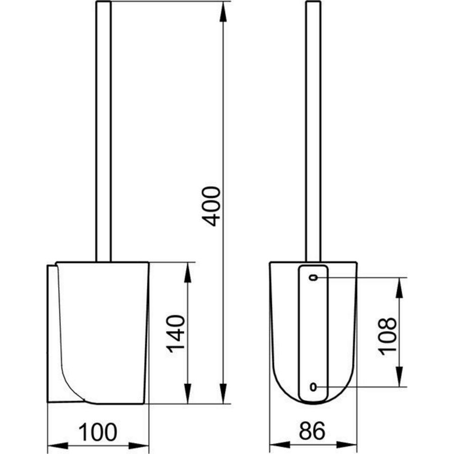 Elegance closetborstelgarnituur