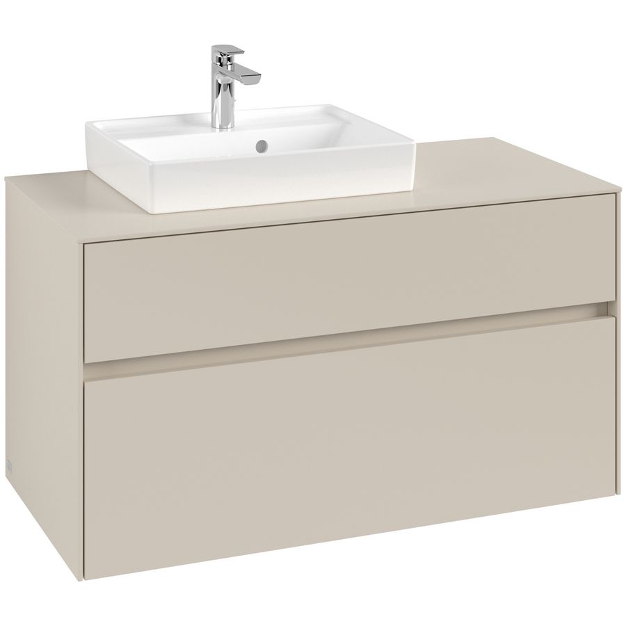Wastafelonderkast Collaro 1000x548x500mm Cashmere Grey C01400VN