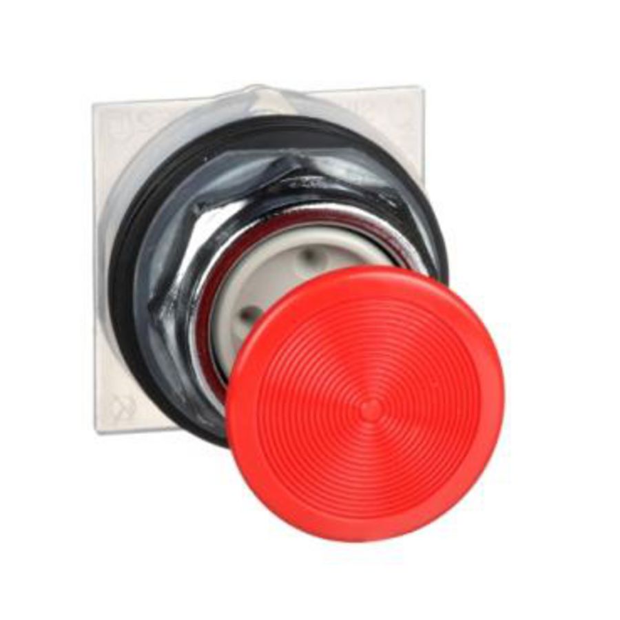 Drukknop operator 35mm Inklikken Metaal Rood Harmony 9001K