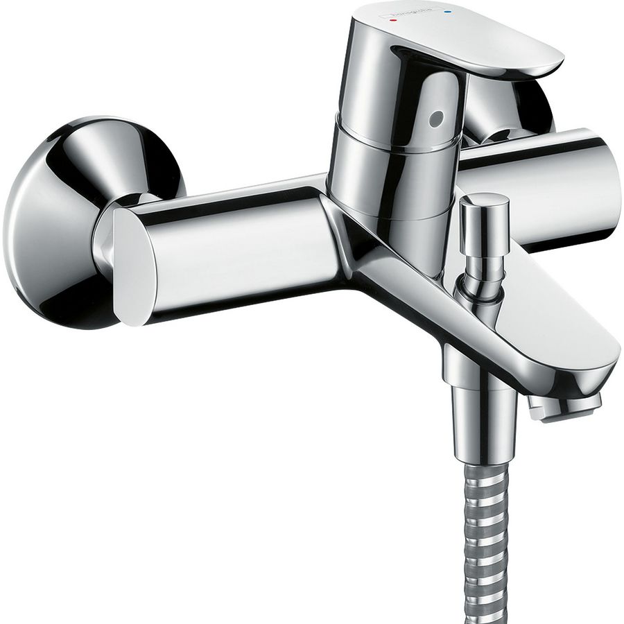 Focus badkraan chroom 1-hendel hoh 150mm incl. S-koppelingen
