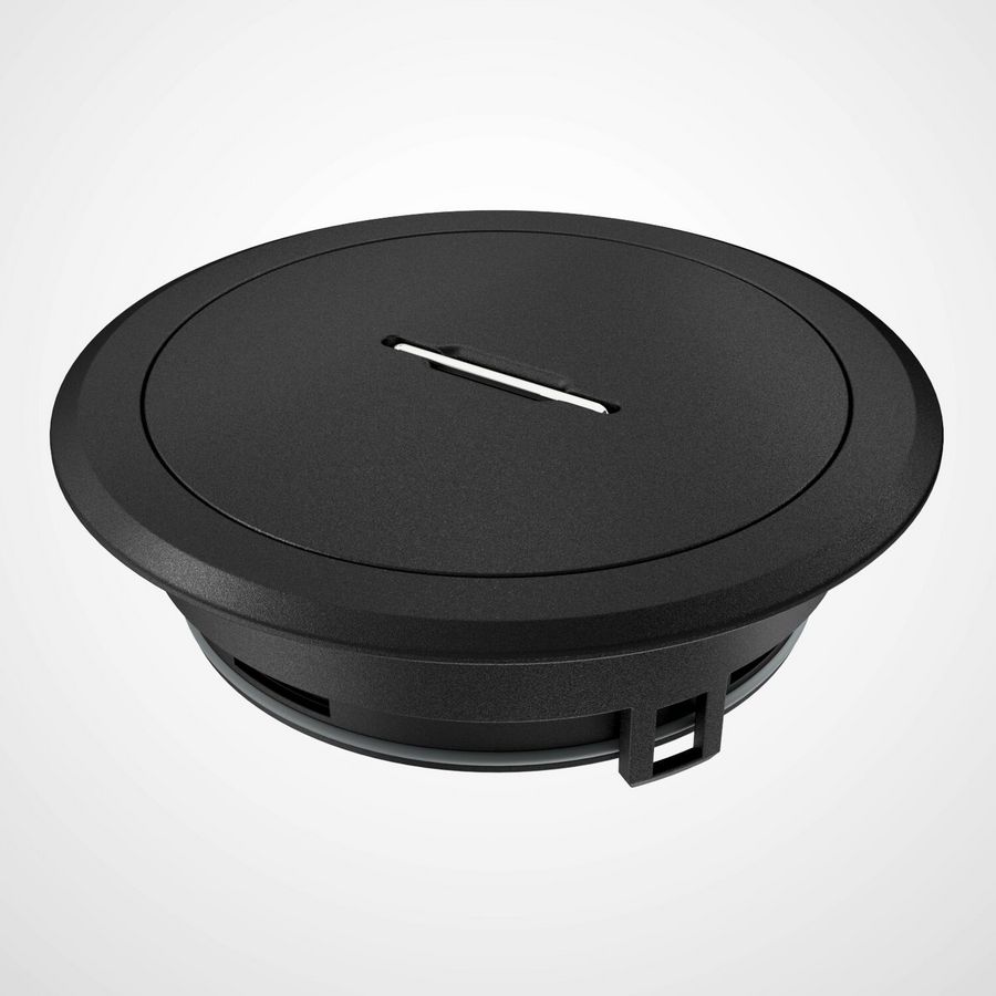 Tubusdeksel met beugel 140mm zink