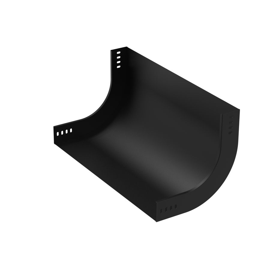 Stijgstuk vast 600mm zwart KG281