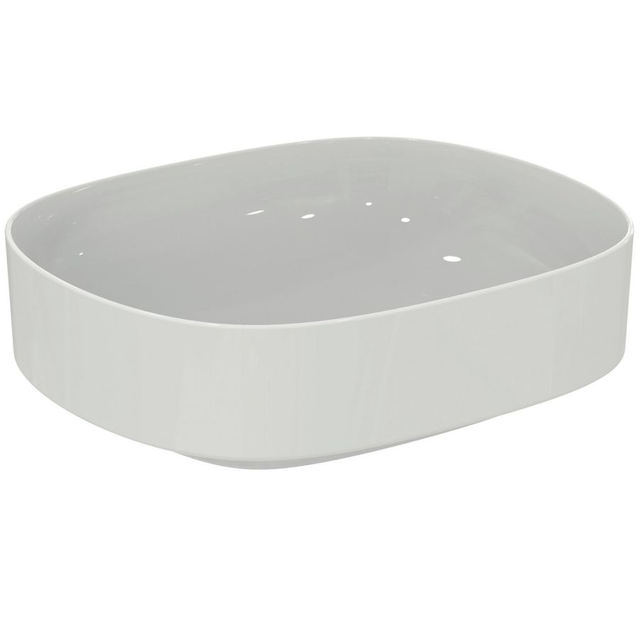 LINDA-X Opb.wast Ovaal 450X380X155mm z. kr.gat z. overl. WT