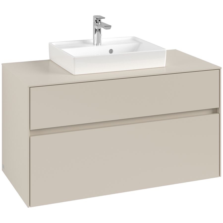 Wastafelonderkast Collaro 1000x548x500mm Cashmere Grey C016B0VN