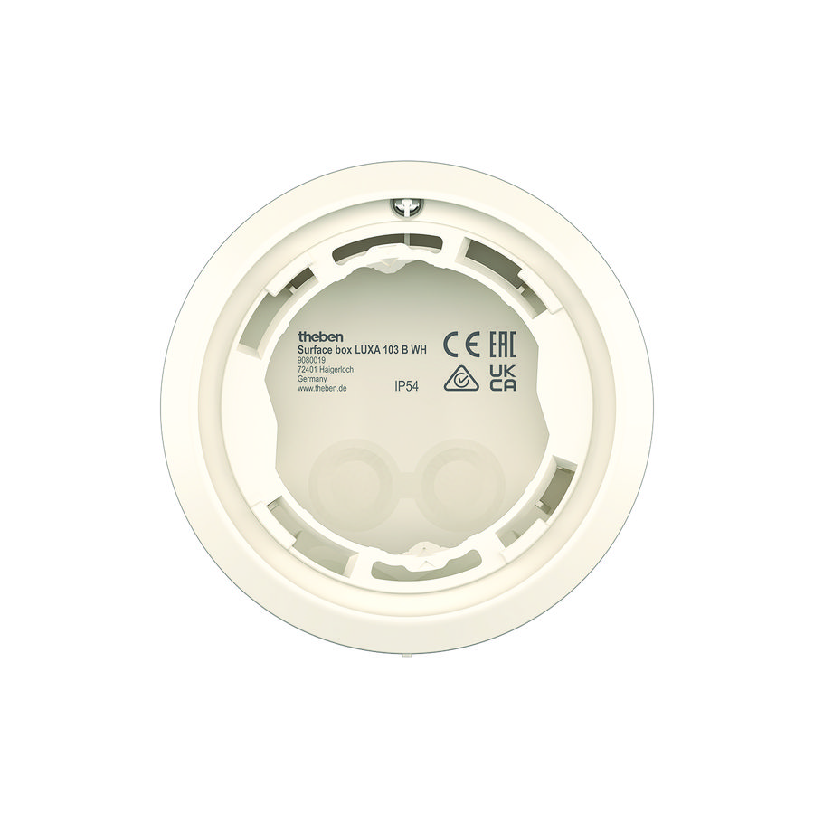 Opbouwbehuizing tbv LUXA 103 KNX en LUXORliving BI360 wit