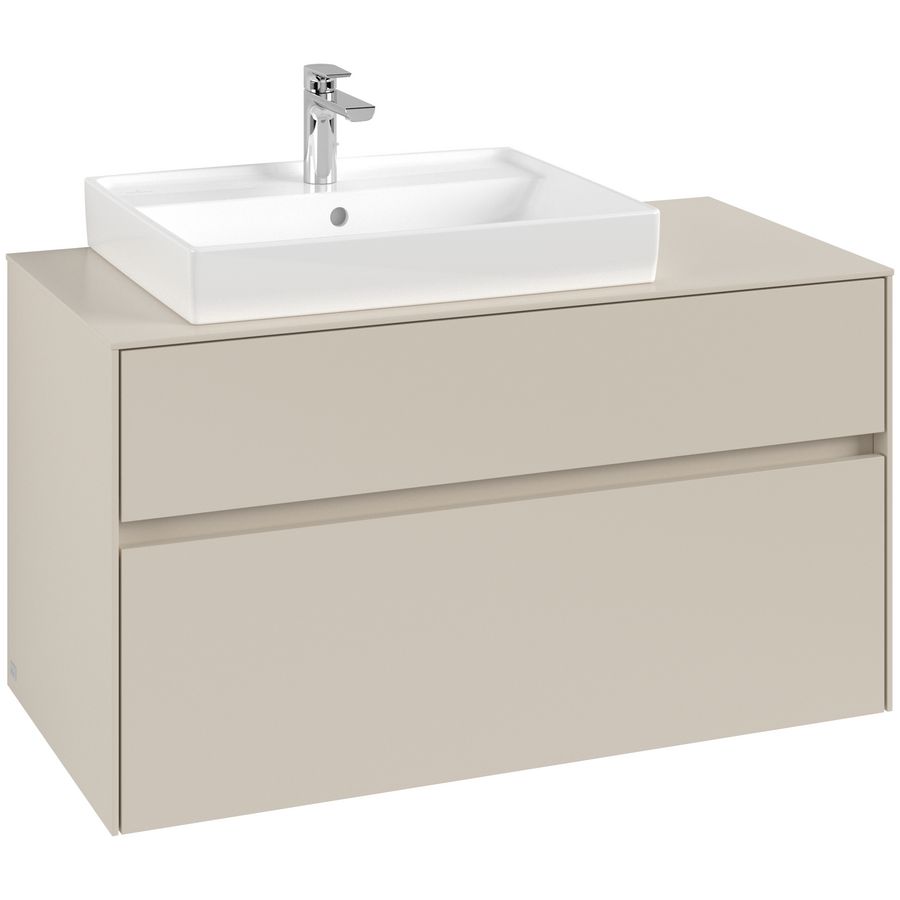 Wastafelonderkast Collaro 1000x548x500mm Cashmere Grey C01700VN