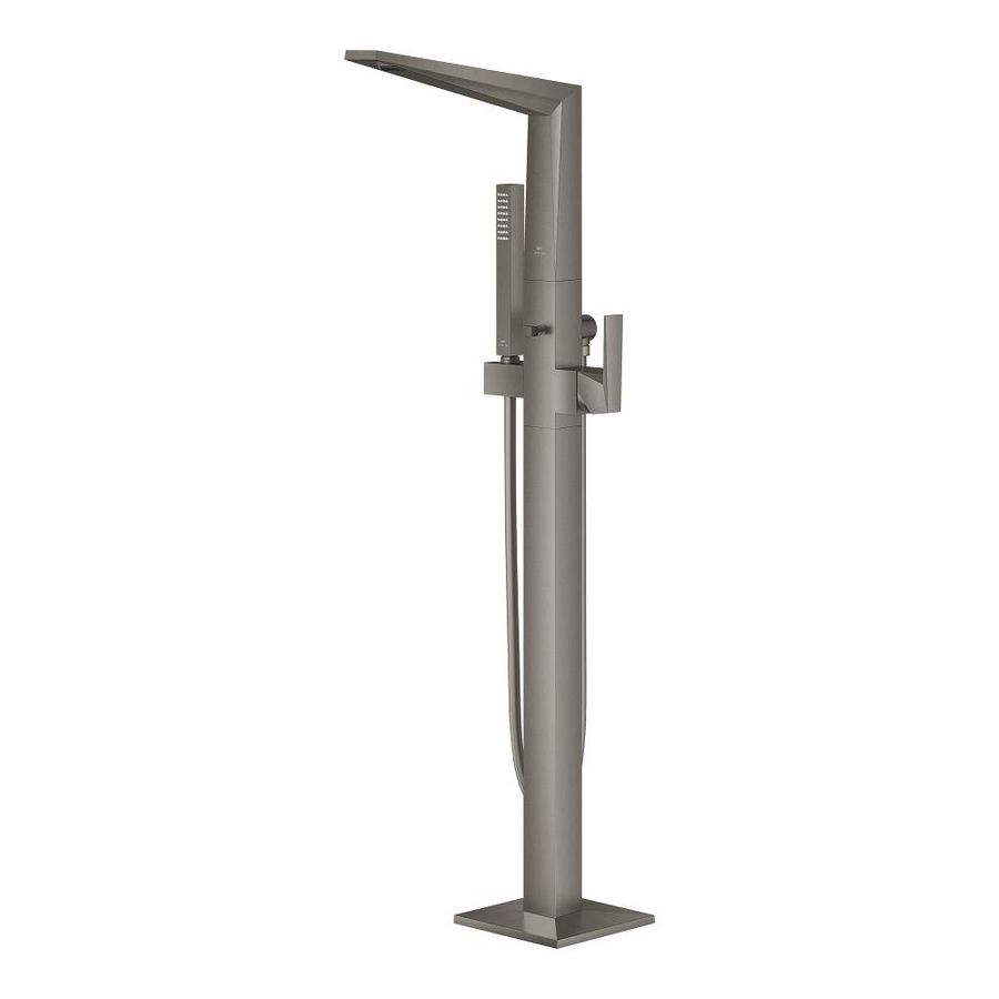 Allure brilliant afbouwdeel vrijstaande badmengkraan hard graphite geborsteld (mat donker grijs) (Spa colors coll.)