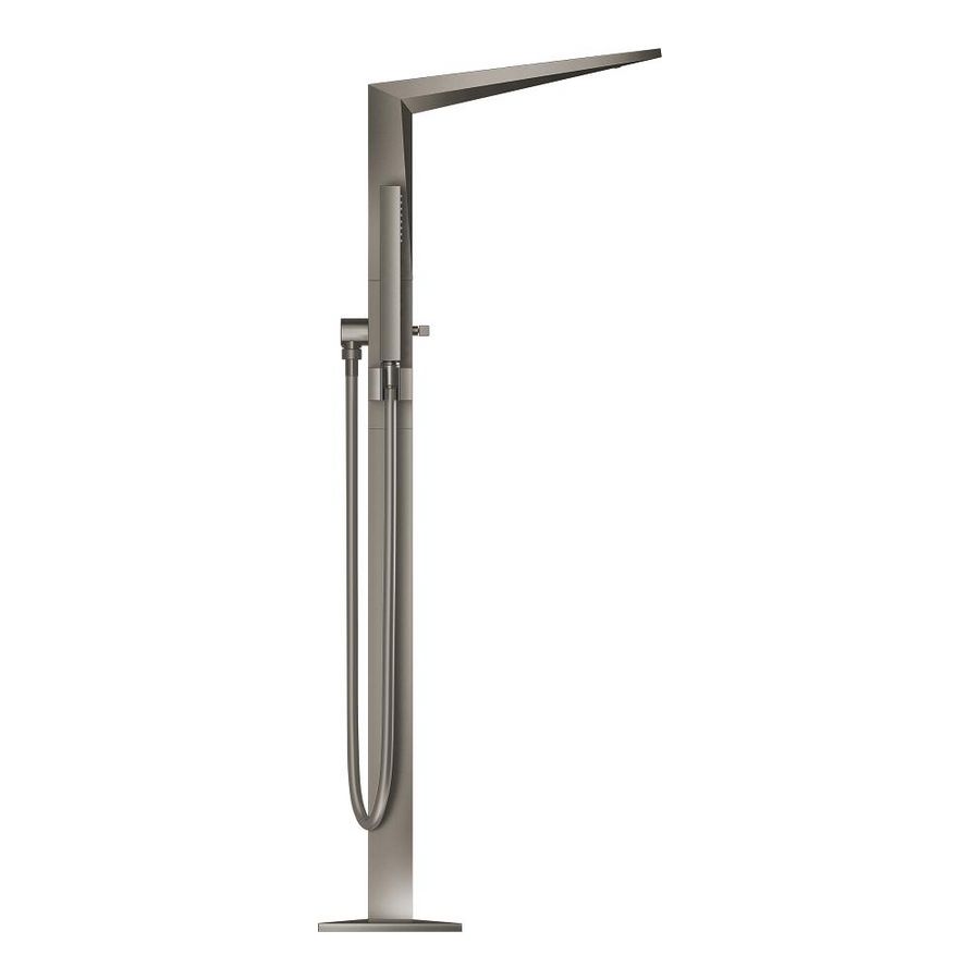 Allure brilliant afbouwdeel vrijstaande badmengkraan hard graphite geborsteld (mat donker grijs) (Spa colors coll.)