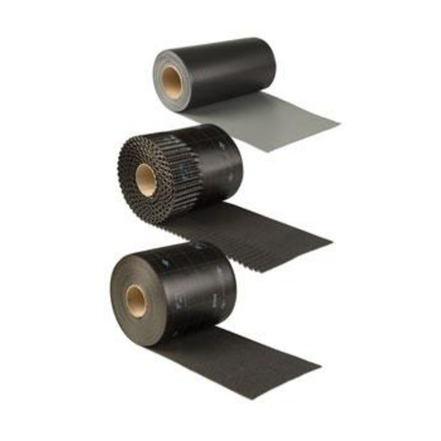Rol a 12mtr. UBIFLEX loodvervanger 100mm zwart