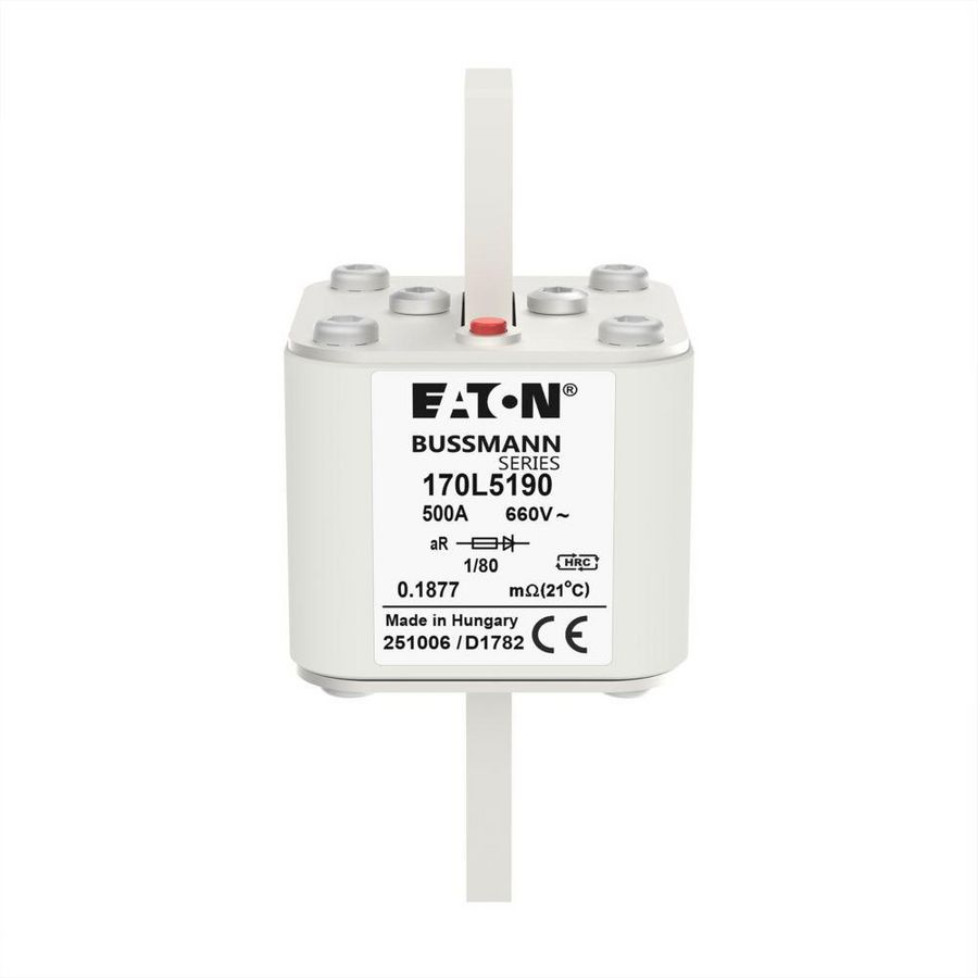Zekering hoge snelheid 500A AC 660V 1 51x51x111mm aR VVE=3