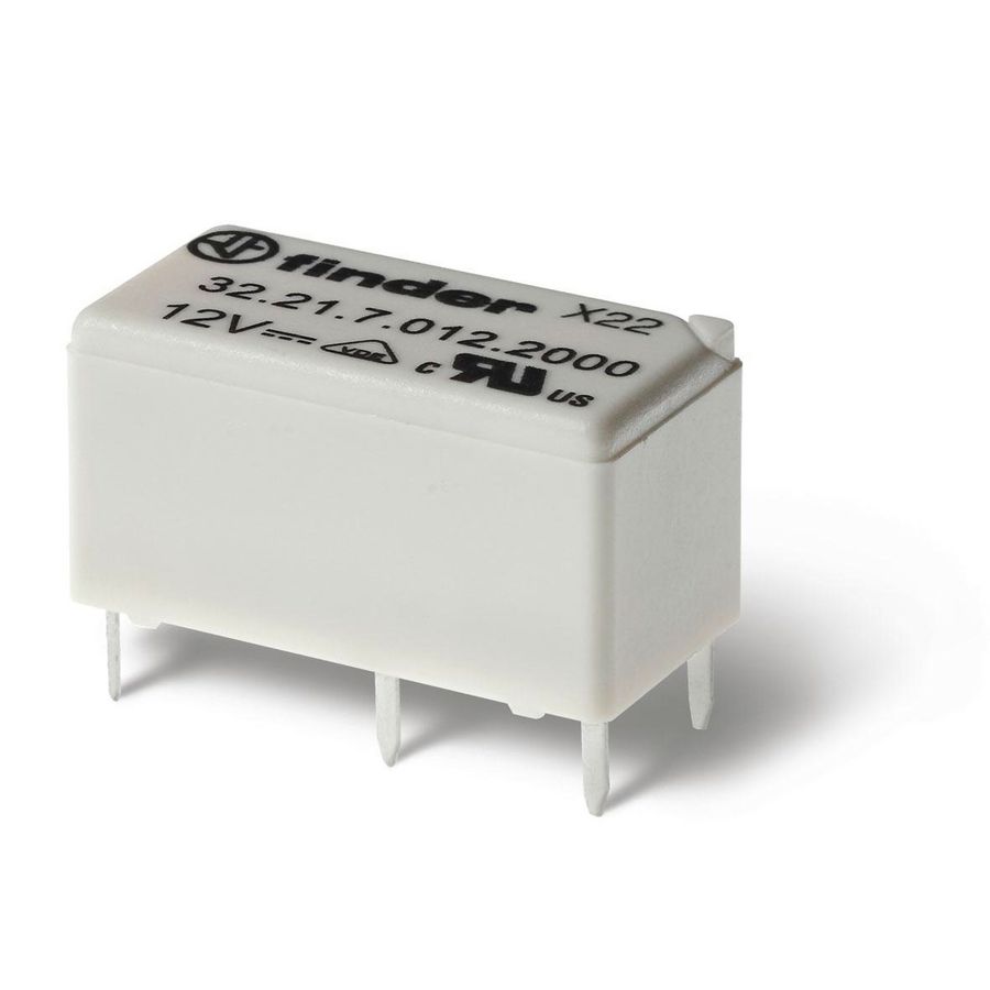 Schakelrelais 1 wisselcontact 6A 12V DC S. AgSnO2