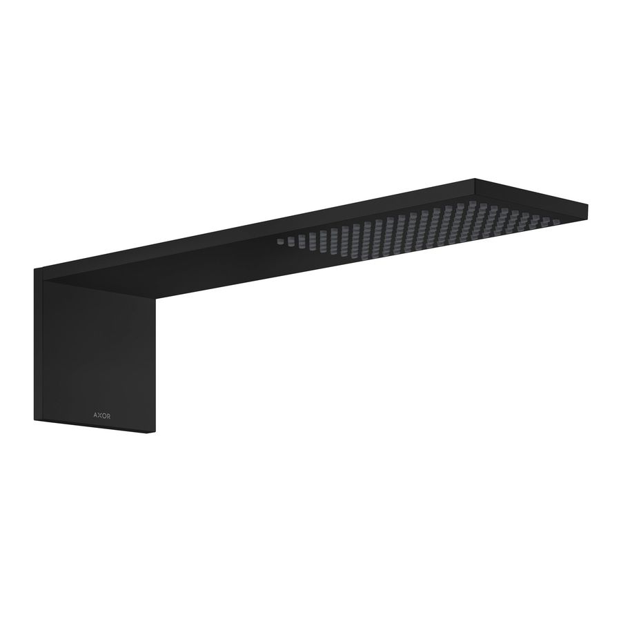 AXOR ShowerComposition hoofddouche mod. 110/220 1 straalsoort mat zwart