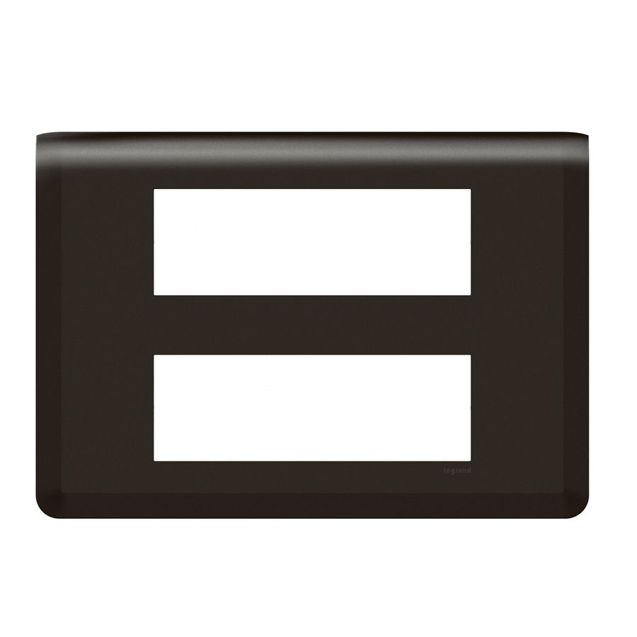 Afdekraam 2x6 module zwart horizontaal Mosaic