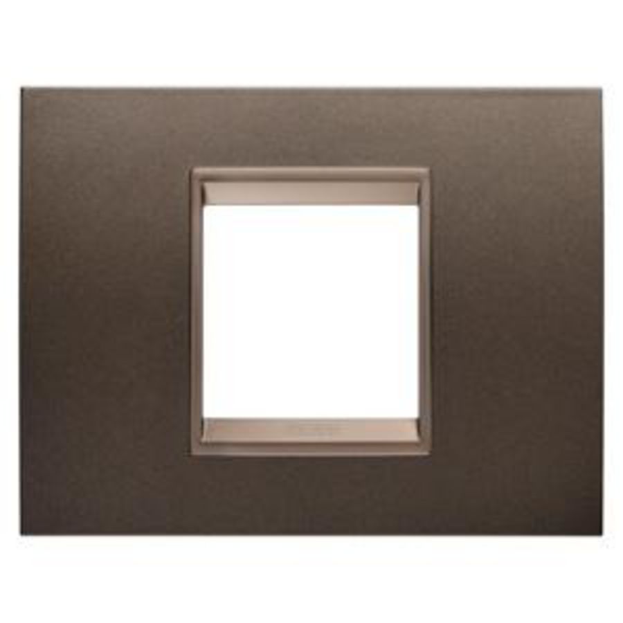 LUX PLAAT-VAN METAAL-2 MODULE-ROESTBRUIN-BINNENFRAME