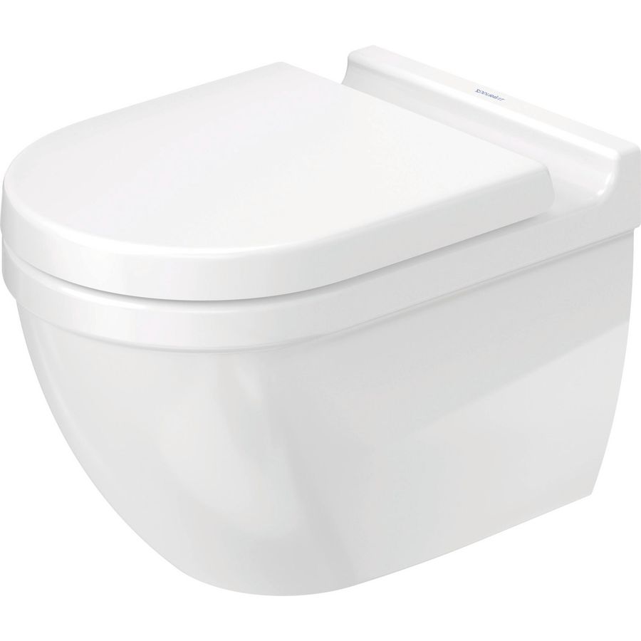 STARCK 3 #252709 wandcloset 540mm wit diepspoel rimless durafix 3ltr./4,5ltr. (excl. zitting)